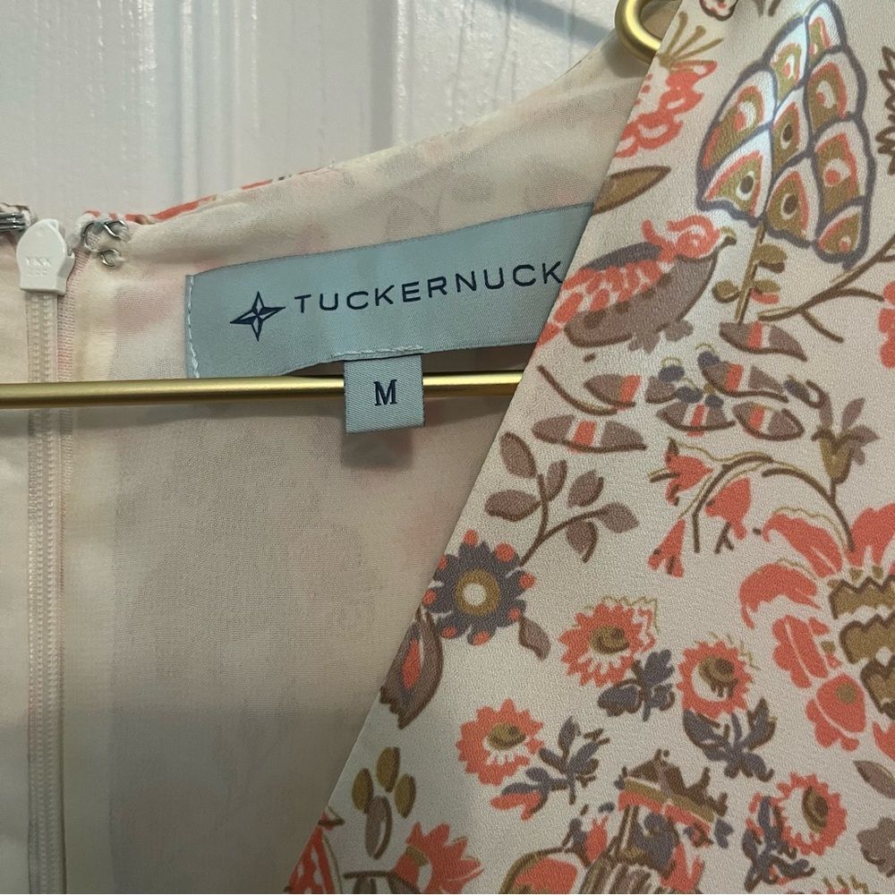 Tuckernuck The Ginger Floral Short Flutter Sleeves Maxi Dress NWOT - Picture 2 of 10